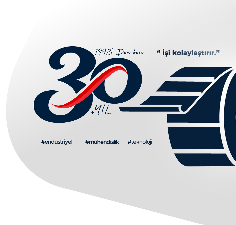 ONUR Kalıp ve Makina yıl dönümü logosu, 1993'ten bu yana